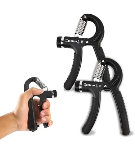 Amazon | 握力増強器 ハンドグリップ 握力グリッパー 10-60kg 負荷調整